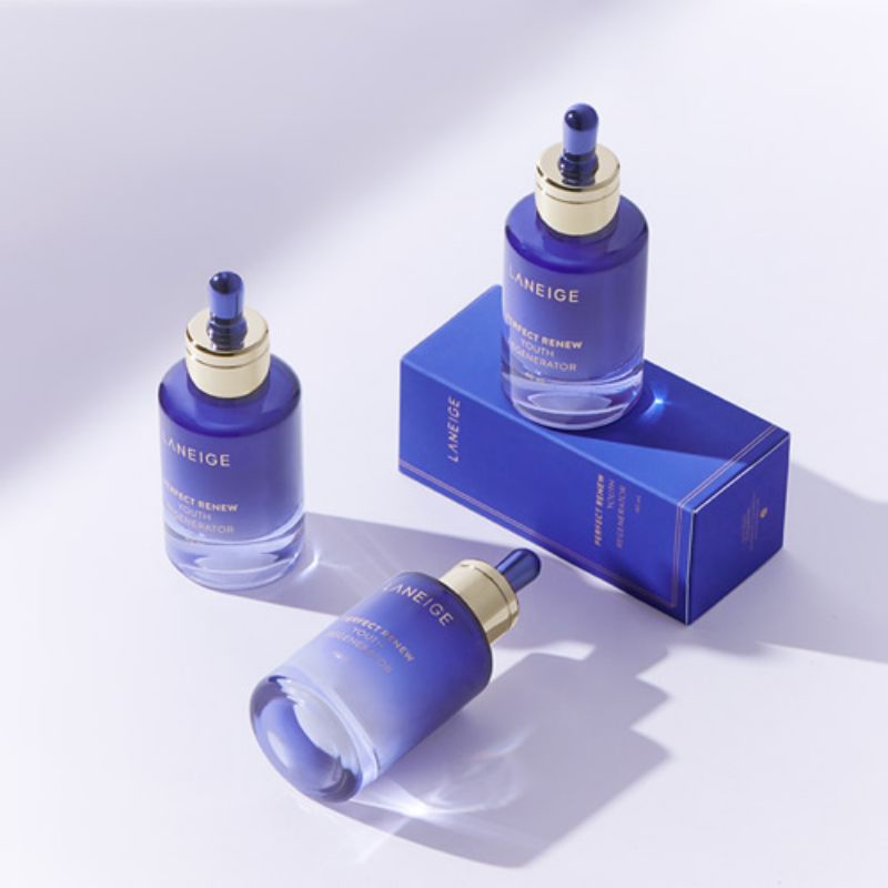 Laneige Perfect Renew Youth Regenerator 7ml เอสเซนส์เข้มข้น ด้วยเทคโนโลยีไกลโคมิราเคิล (Glyco-Miracle™) แก้ไข 5 สัญญาณ แห่งริ้วรอยก่อนวัย เผยผิวเนียนนุ่มและเอิบอิ่ม